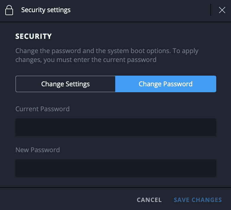 novi builder review change password